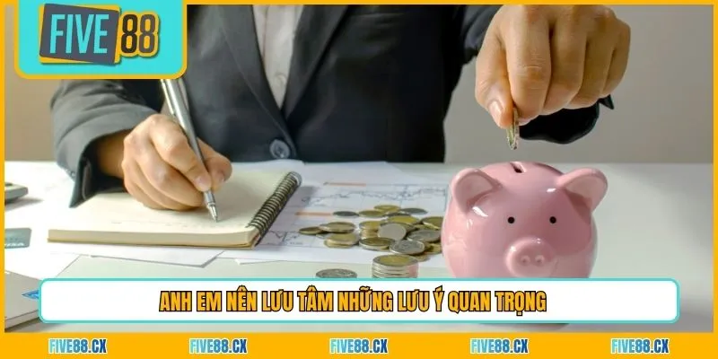 Anh em nên lưu tâm những lưu ý quan trọng 